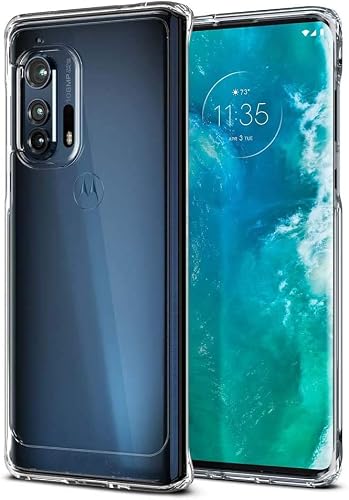 for Motorola Edge Plus 2020 Transparent Shockproof Silicone Soft TPU Protective Clear Phone Case Holder