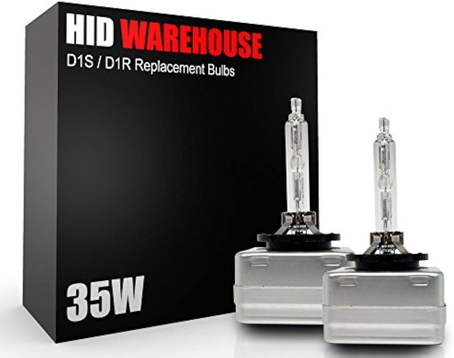 HID-Warehouse HID Xenon Replacement Bulbs - D1S / D1R / D1C - 5000K Bright White (1 Pair)