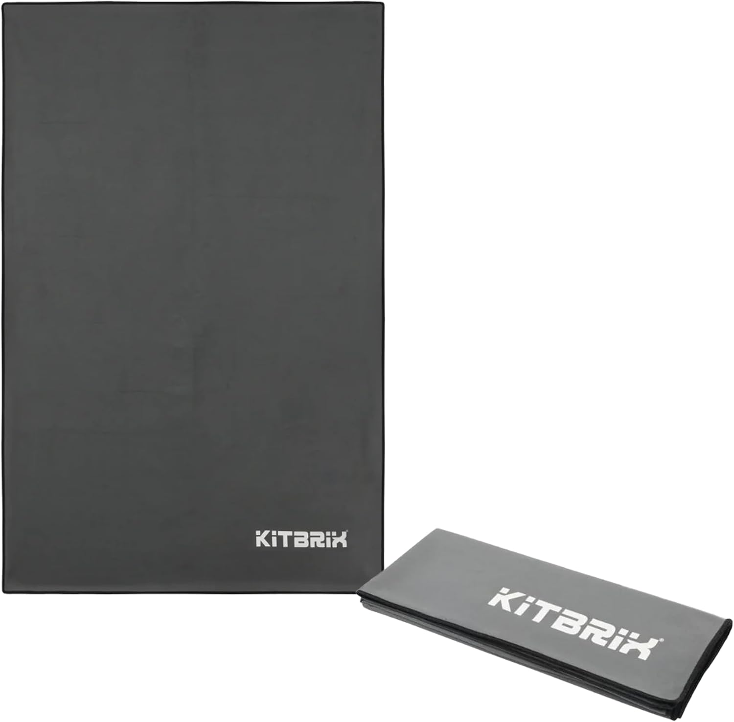 KitBrix Microfiber Towel for Sports & Travel - Quick Dry Towel for Swimming, Gym, Beach & Camping - Lightweight Premium Microfiber with Superior Absorption - Travel Essentials & Camping Accessories