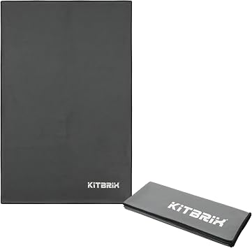 KitBrix Microfiber Towel for Sports & Travel - Quick Dry Towel for Swimming, Gym, Beach & Camping - Lightweight Premium Microfiber with Superior Absorption - Travel Essentials & Camping Accessories