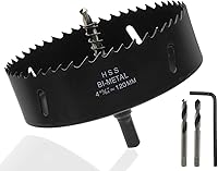 Vista 21 de Sierra perforadora Rannb de 3 pulgadas de diámetro para cortar agujeros en madera, plástico, paneles de yeso, metal delgado