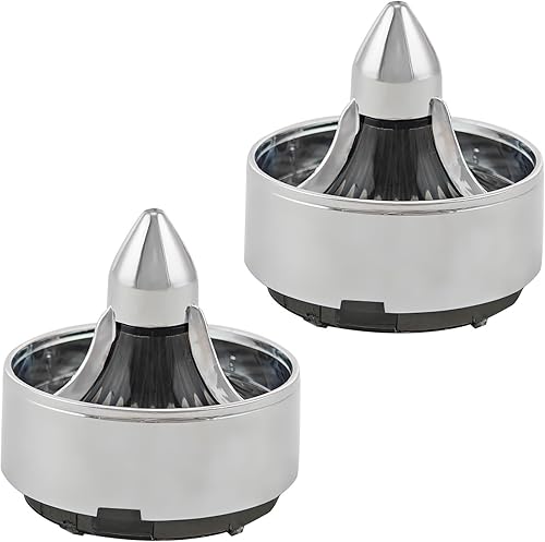 FATECIM Cubiertas de luz de señal de giro de 2 pulgadas, reemplazo de turbina, lentes ahumadas con clip para Softail Street Road Glide Fat Boy