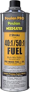 Poulan-Poulan Pro-Weed Eater 585572701 Pre-Mixed 2-Stroke Fuel and Oil for Engines, 1-Quart