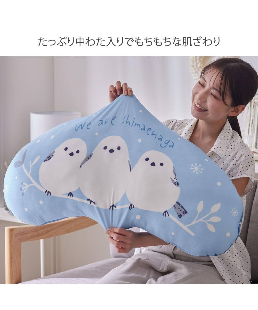 Amazon.co.jp: [ニッセン] 接触冷感リラックスクッション シマエナガ