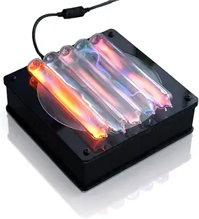 5PCS Plasma Tube Shaped Light, Plasma Tube Glass Glow Device | Neon/Krypton/Helium/Xenon/Argon, for Party Decoration, Outdoor Activities Warning Signal, Science Gift