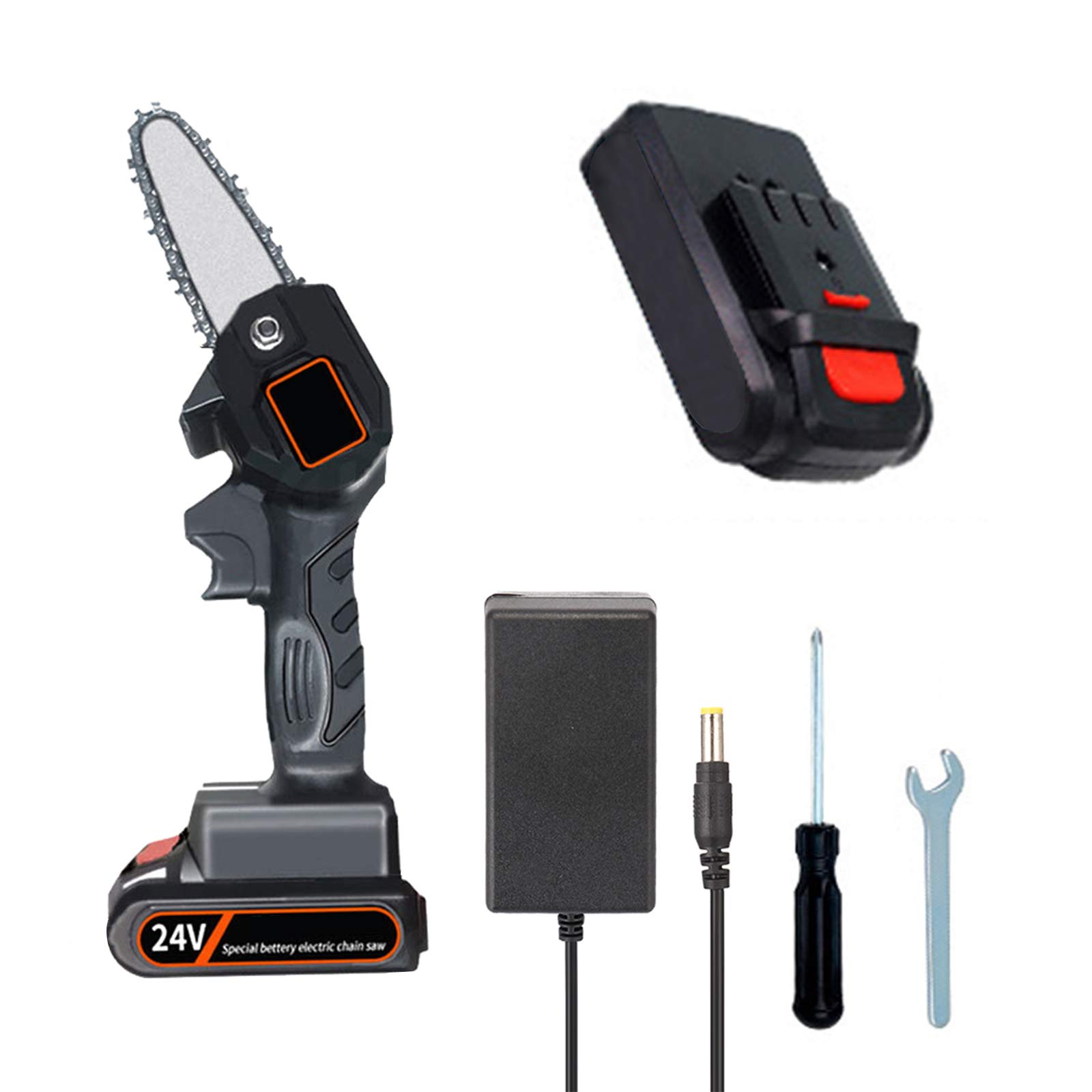 Buy Electric Pruning Saw, Mini Chainsaw 4Inch Cordless with Brushless