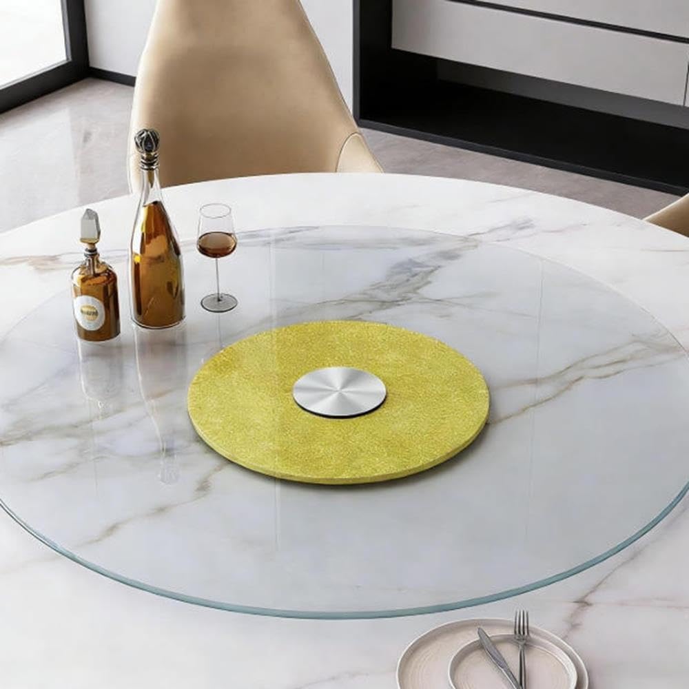 Plato Giratorio Transparente Lazy Susan Bandeja Giratoria para Centro Mesa