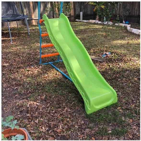 Miniatura 7 de Tobogán ondulado para niños de 6 pies, para interiores o exteriores, límite de peso de 100 libras (de 3 a 6 años)