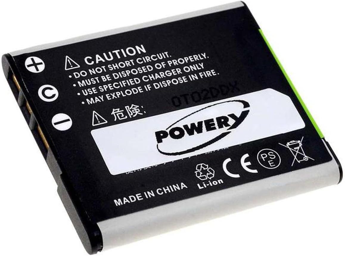 Batteria T6 Power per SONY Cyber-shot DSC-WX500, Li-Ion, 3,7 V, 1080 mAh (3,9 Wh), nero