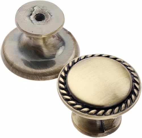 Miniatura 3 de Perilla redonda de estilo retro para armario, cajón, muebles de cocina, vestidor, puerta, armario y persianas de baño, manija de tirador de