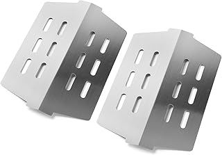 GFTIME 33.7CM Heat Deflector for Weber Genesis 300 Series - E310 E320 E330 S310 S320 S330 (with Front Control Knob), Stainless Steel Heat Shield Grill Spare Parts for Weber 7622, 65505