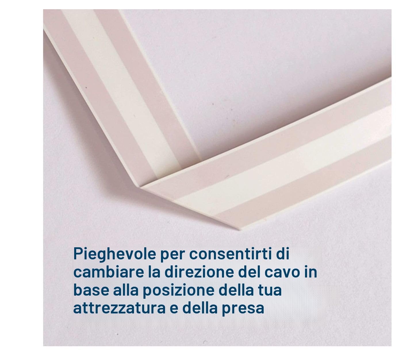 Cavo elettrico ultra piatto 3M 230V/16A - filo elettrico invisibile- nastro elettrico che scompare sotto vernice, carta da parati, piastrelle, parquet Niente più canaline passacavo