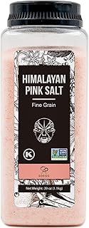 Soeos Himalayan Salt Fine Grain, 2.4lb (38.8oz), Himalayan Pink Salt, Himalayan Salt, Natural Pink Salt, Pink Salt Ready to Use, Bulk Sea Salt, Fine Pink Salt, Himalayan Salt, Pink Salt for Cooking.