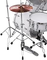 Vista 8 de Gibraltar Soporte de doble soporte de peso medio, hardware de percusión cromado, para almohadilla de práctica de tambor de caja 5707