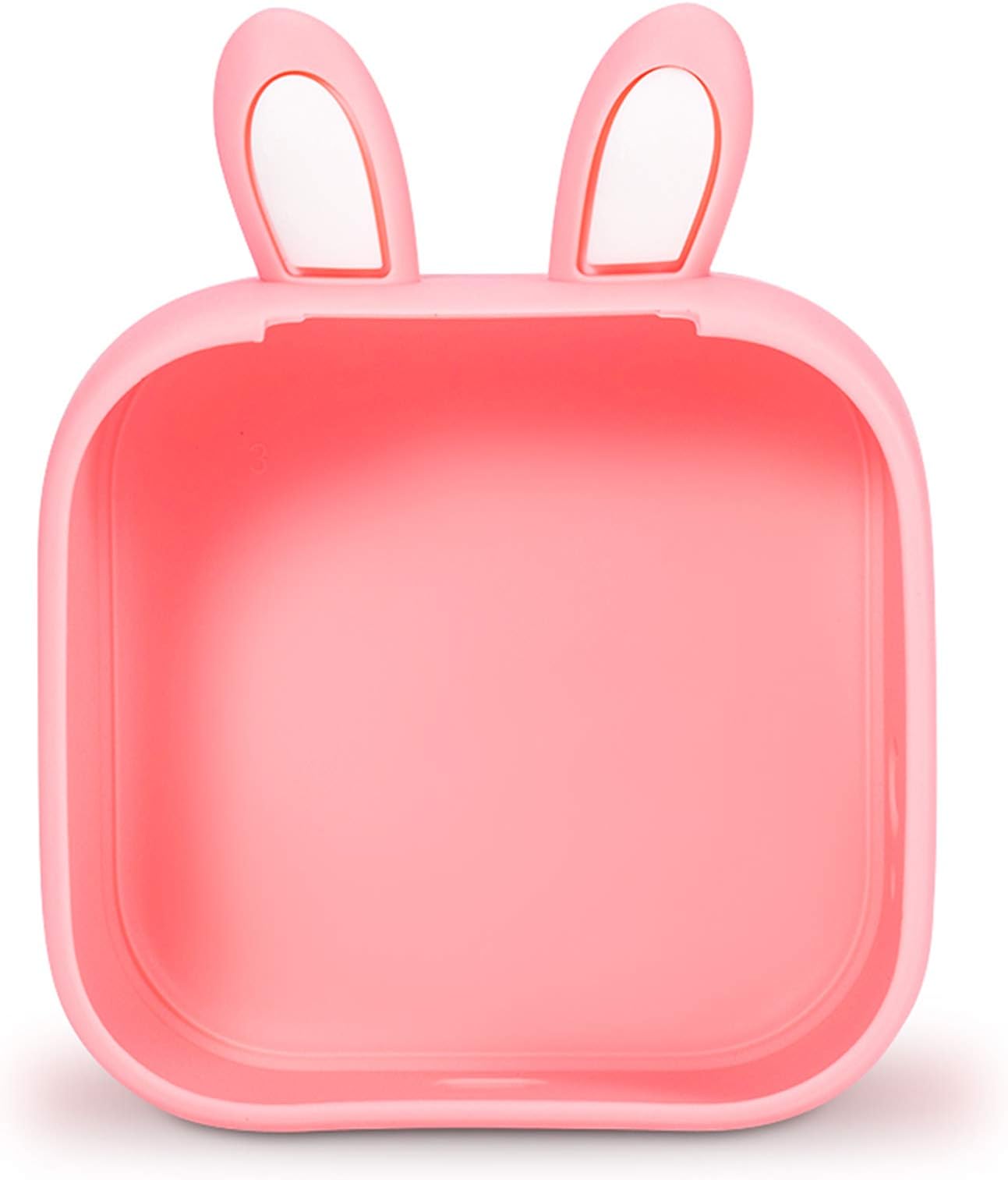 MemokingT02 Protective Case-Bunny Ears Shape Soft Silicone BPA-Free Cute Design Printer Cover, Compatible with T02 Mini Bluetooth Wireless Portable Mobile Pocket Printer, Pink