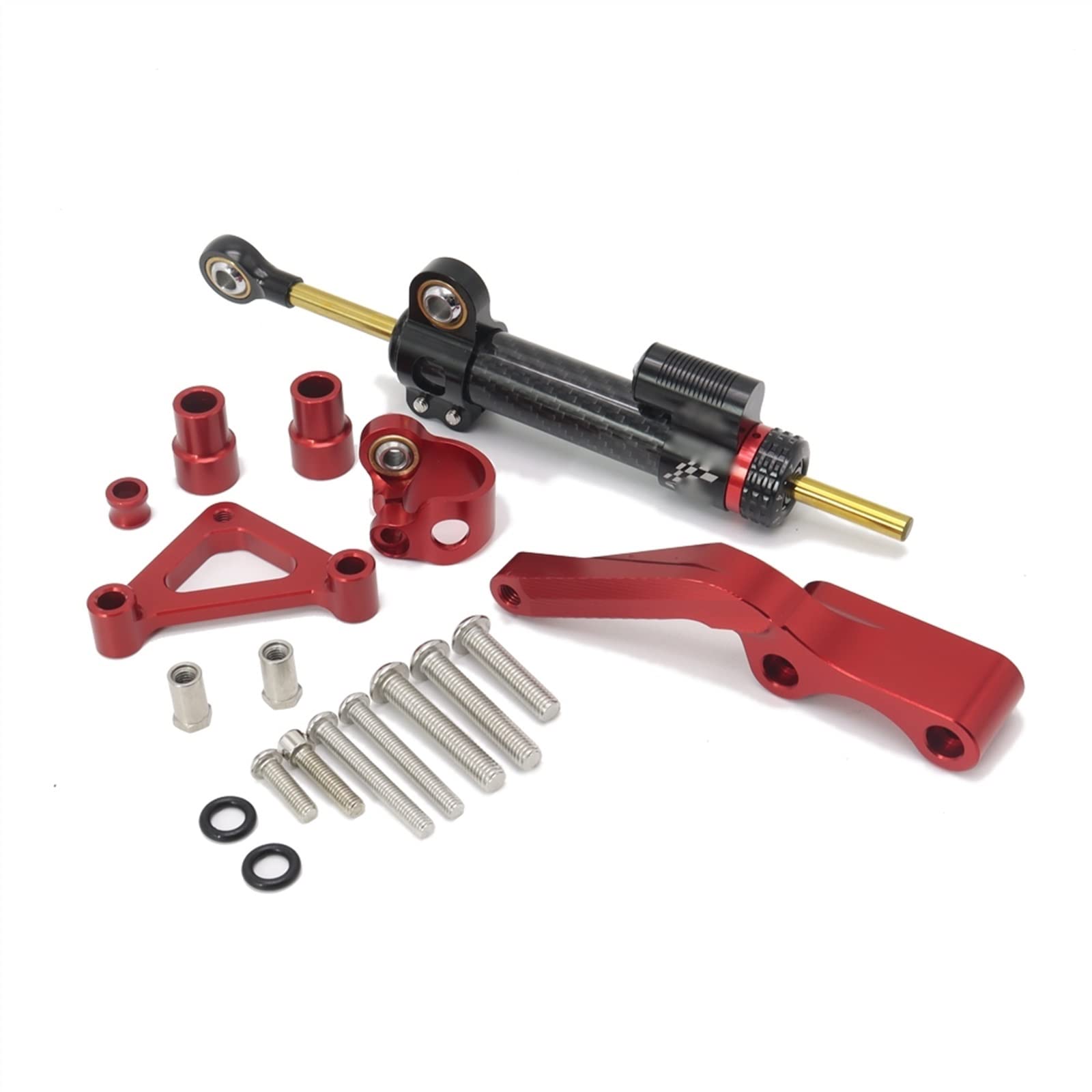 per Ducati per Monster 1100 1100 S 2008-up Moto Modificato Ammortizzatore di Sterzo Stabilizzatore Staffa di Montaggio Kit di Supporto Anteriore Ammortizzatore (Colore : 5)