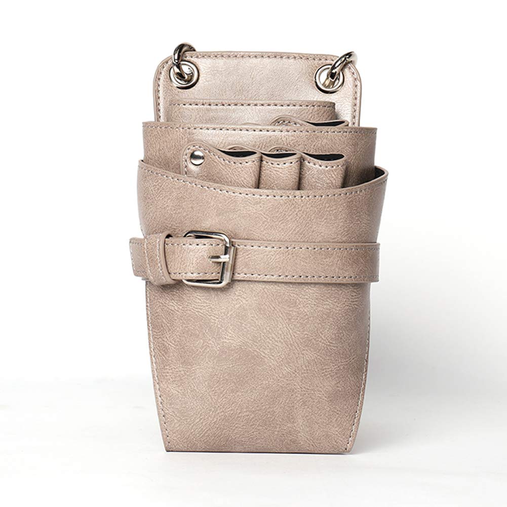 Werkzeugtasche Barber Toll PU Leder Friseur Schere Tasche Mit Stellbar Gürtel Friseursalon Schneide Tasche Reise Familie Veranstalter Miniwerkzeugtasche,Grün