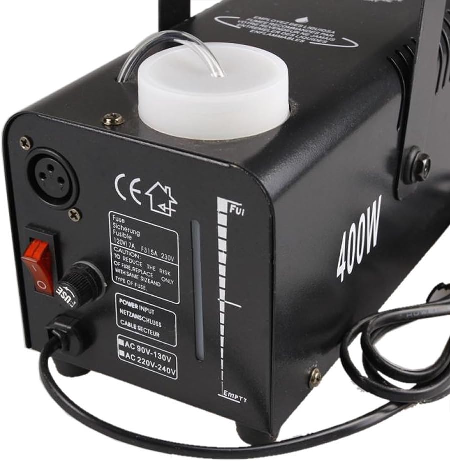 Mini Portable Remote 400W Fog Machine Home Party Show Smoke Fogger Stage Equipment W400 (NO LED)