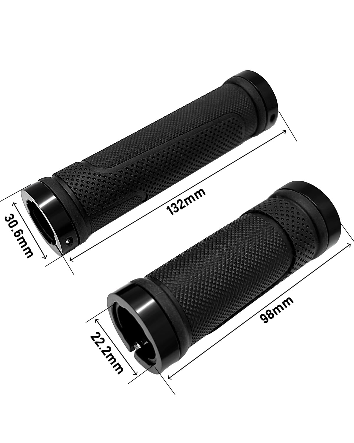 12 Poignées Guidon Vélo Caoutchouc (6 Paires) Multicolores, Antidérapantes, Neuves