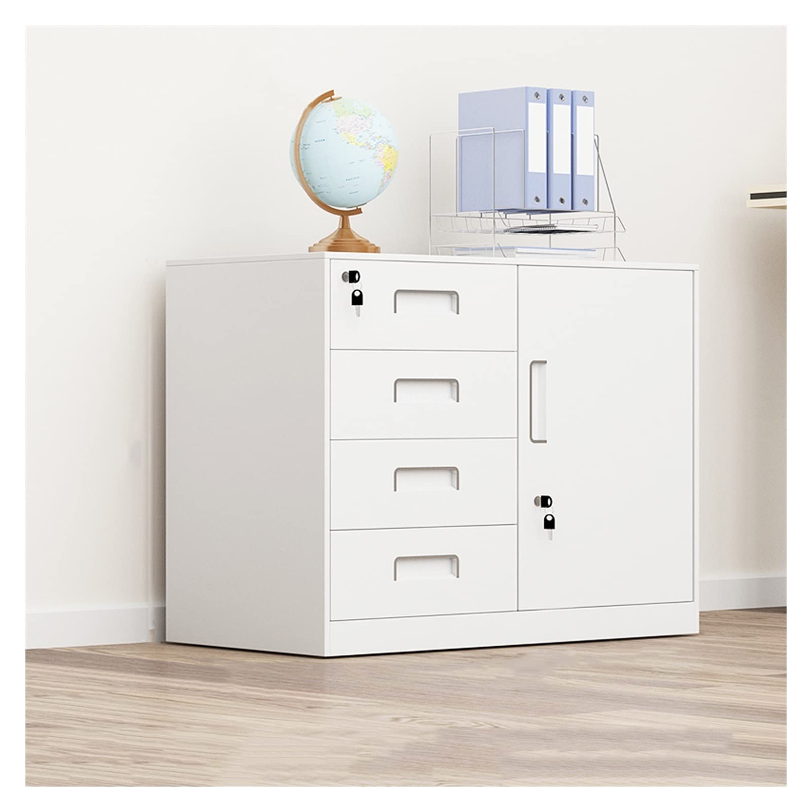 Aioneer File Cabinet File Cabinet Metal Data Office Filing Cabinet Drawer Low Cabinet Mobile Storage Tool Cabinet Filing Cabinet