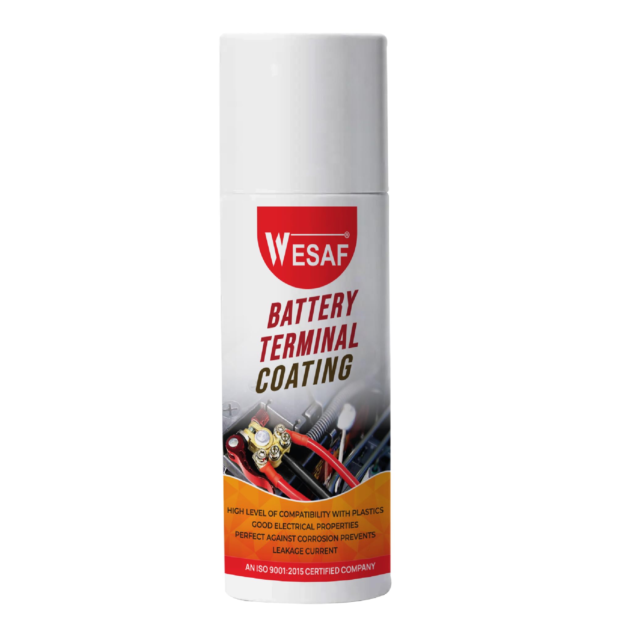 Wesaf Premium Battery Terminal Protection Spray|Rust and Corrosion Protection of Battery Terminals|Battery Terminal Coating |Protector Cable Connector Corrosion Grade-8080 (250GM)