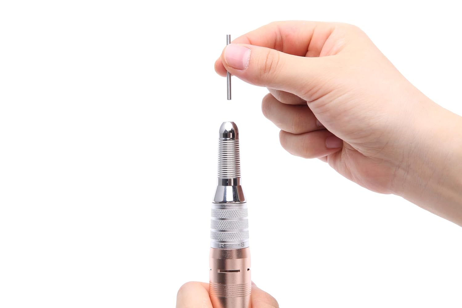 Delanie Handpiece for Delanie Professional Nail Drill Electric Nail File, 35000 RPM Replacement Hand Piece, Rose Gold