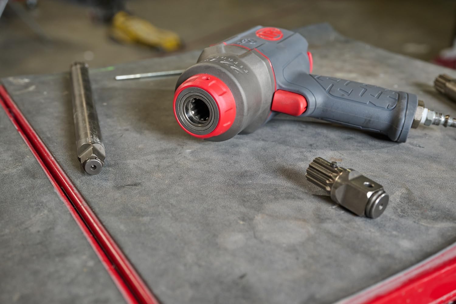 Ingersoll Rand 2236QTIMAX DXS2 Interchangeable Anvil 1/2" Air Impact Wrench EAK62H DXS2 3/4" Drive Standard and 6” Extended Anvil 2 Piece Set for 2236 Series