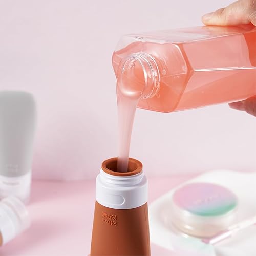 Miniatura 50 de INSFIT Botellas de viaje portátiles, recipientes a prueba de fugas aprobados por la TSA para artículos de tocador, accesorios recargables sin BPA