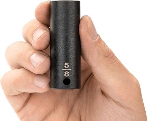 Vista 211 de TEKTON 3/8 pulgadas de accionamiento x 3/4 pulgadas de profundidad 12 puntos de impacto SID13219 Profundo