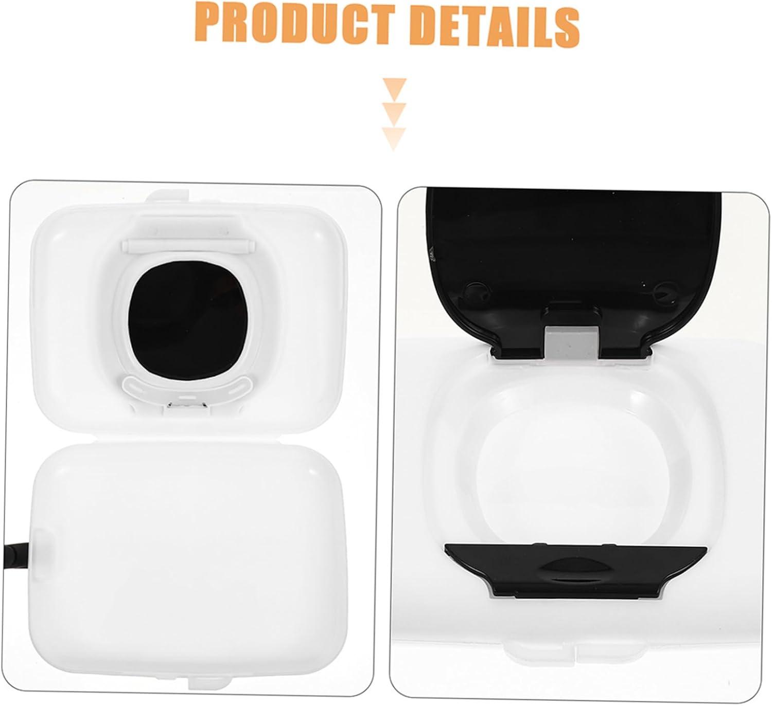 2Pcs Portable Wipes Dispenser Travel Friendly Wipe Holder for Easy Access Material for Diaper Bags Strollers