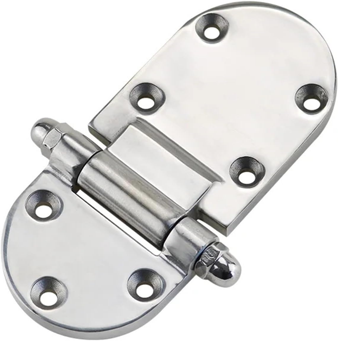 304 Stainless Steel Hinge for Machinery Equipment Cabinet Doors - Round Hinge for Carriage Doors Hardware Fittings 1Pcs