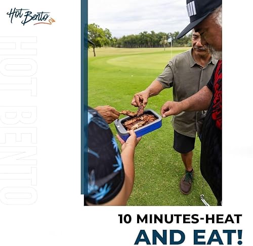 Miniatura 6 de Hot Bento Además con bolsa de mano aislada incluida, lonchera autocalentada y calentador de alimentos alimentado por batería, portátil, inalámbrico,