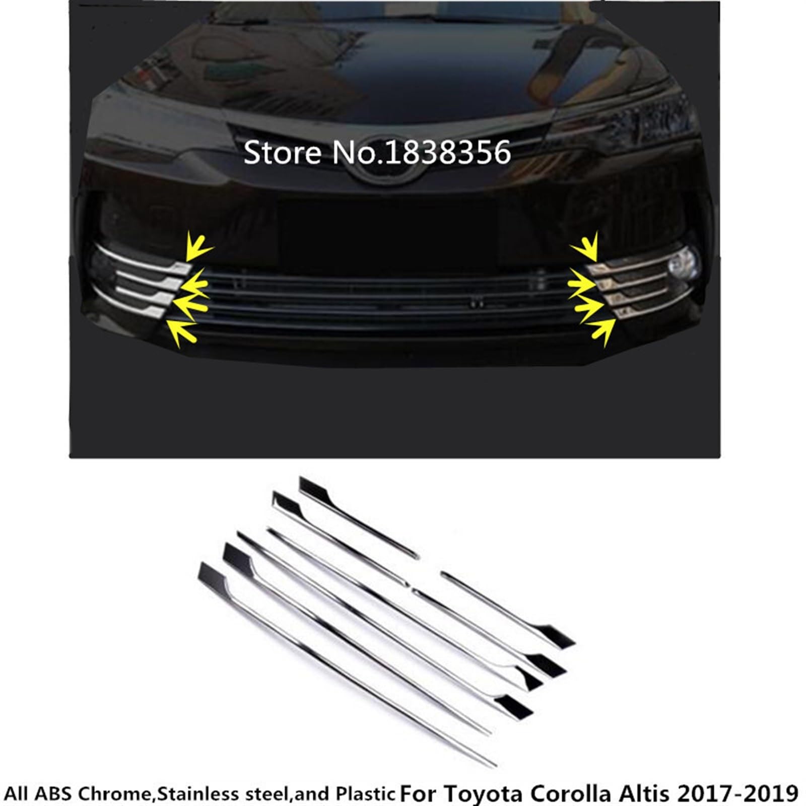 Dla TOYOTY, dla Corolli, Altis 2017 2018 2019, Car Styling