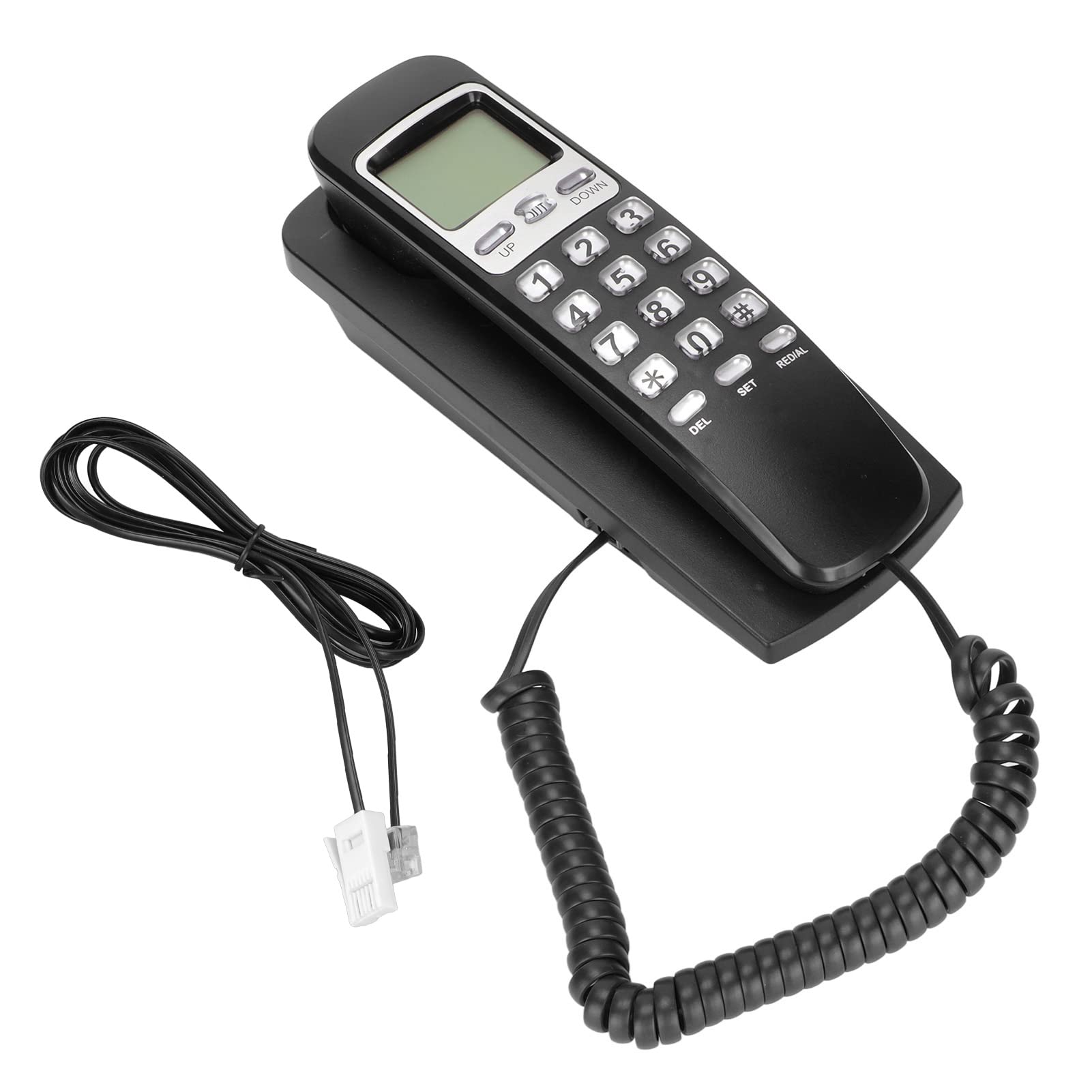 Téléphone filaire rétro mural avec écran LCD pour équiper l'hôtel ou le bureau