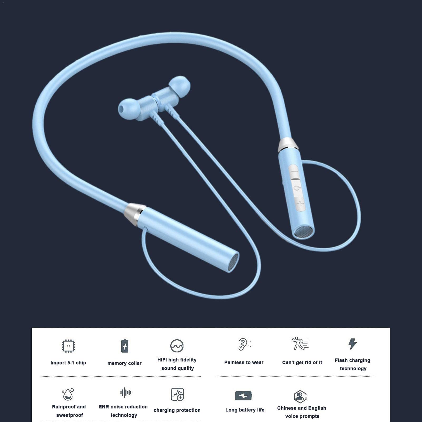 Amazon.co.jp: ネックバンド ヘッドフォン | 多機能ステレオ