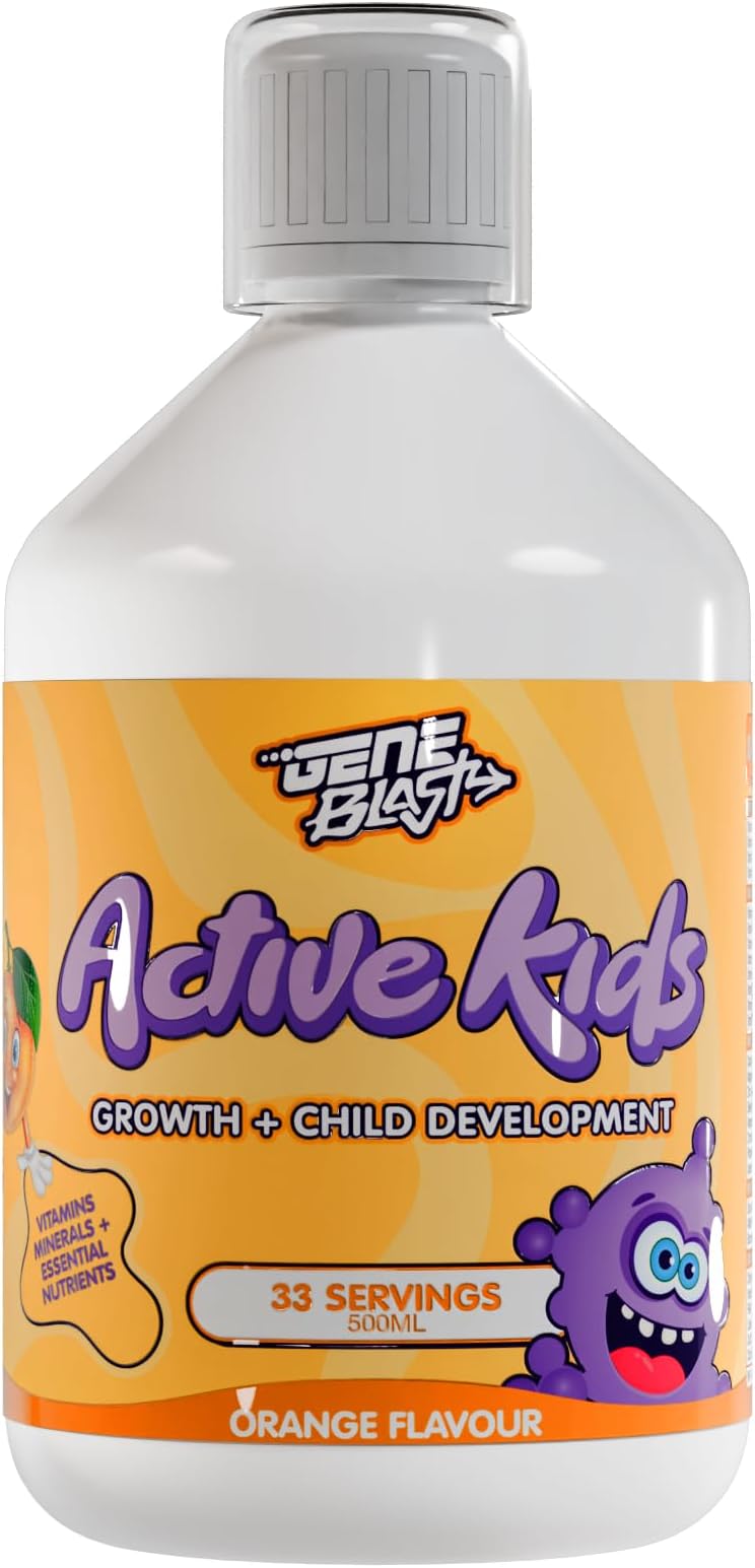 Active Kids Liquid Multivitamin | Kids Vitamins with Minerals & Super Greens | 29 Essential Nutrients for Daily Nutrition | 500ml