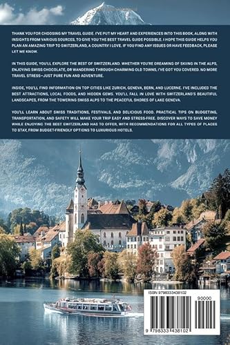 Independently Published Weiss, Helena Switzerland Travel Guide 2024: Your Easy Manual To Swiss Beauty thumb #1