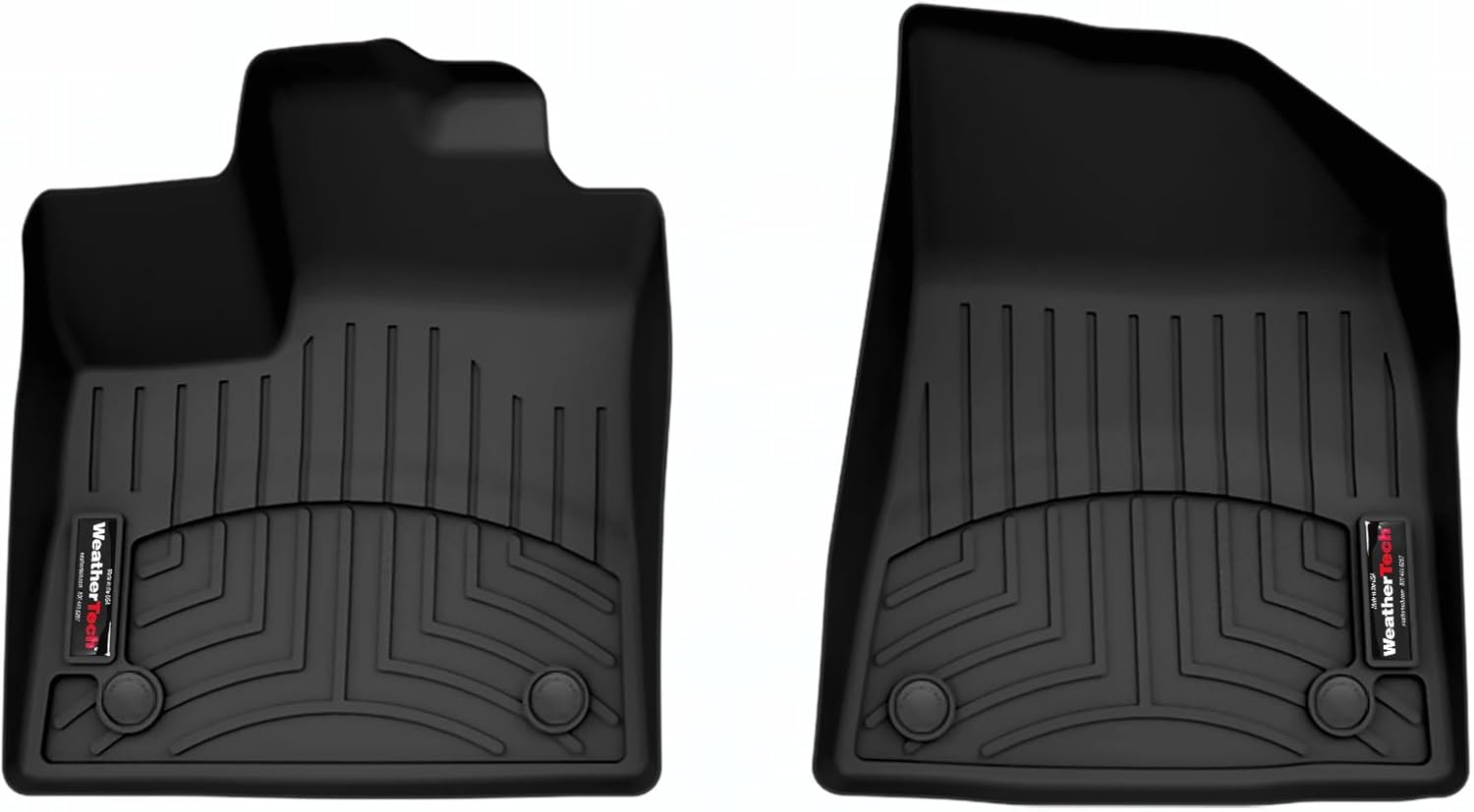 WeatherTech Custom Fit FloorLiners for Nissan Murano - 1st Row (4419261), Black