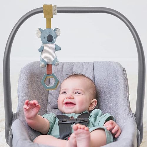 Miniatura 4 de Itzy Ritzy Bitzy - Juguete de viaje a medida para cochecito, asiento de automóvil o gimnasio de actividades cuenta con sonido de cascabel, anillos