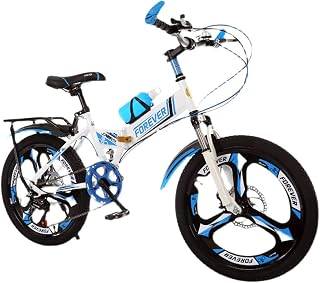 FUFU Children's Bicycle 18,20 Inches, Folding Bicycle, High Carbon Steel Frame, Suitable For Outdoor Riding 7-14 Years Old