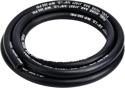 EVIL ENERGY 3/8 Marine Fuel Line Hose Type A1-15 Rubber 10FT SAE J1527
