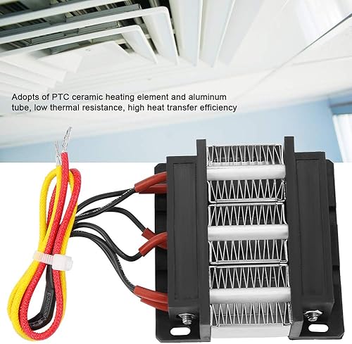 Miniatura 3 de Nikou Calentador de aire de cerámica PTC 110V48V 200W aislado PTC Calentador de aire de cerámica PTC Elemento de calefacción Termistor PTC (48V200W)