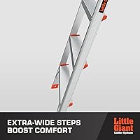 Vista 9 de 300 Libras deber calificación plataforma escalera Flip-N-Lite, 15273-001