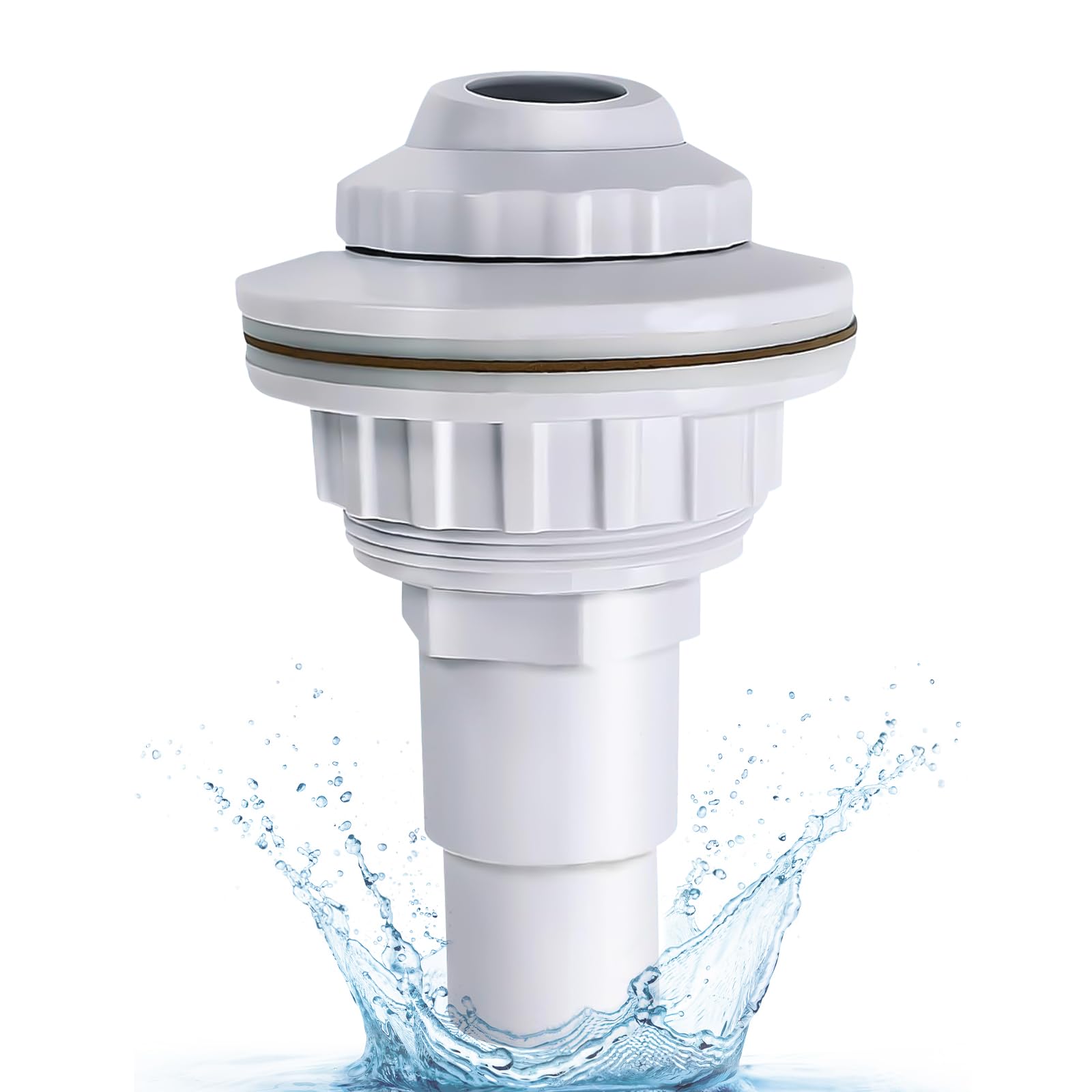 Buse d'entrée pour Piscine Réglable, Buse de Refoulement avec Tête Pivotante 32 mm 38 mm