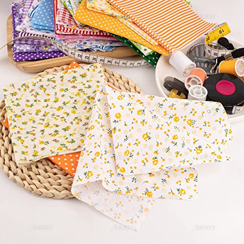 Tissu de matelassage coton AUEAR coupons patchwork imprimé floral scrapbooking DIY - 7
