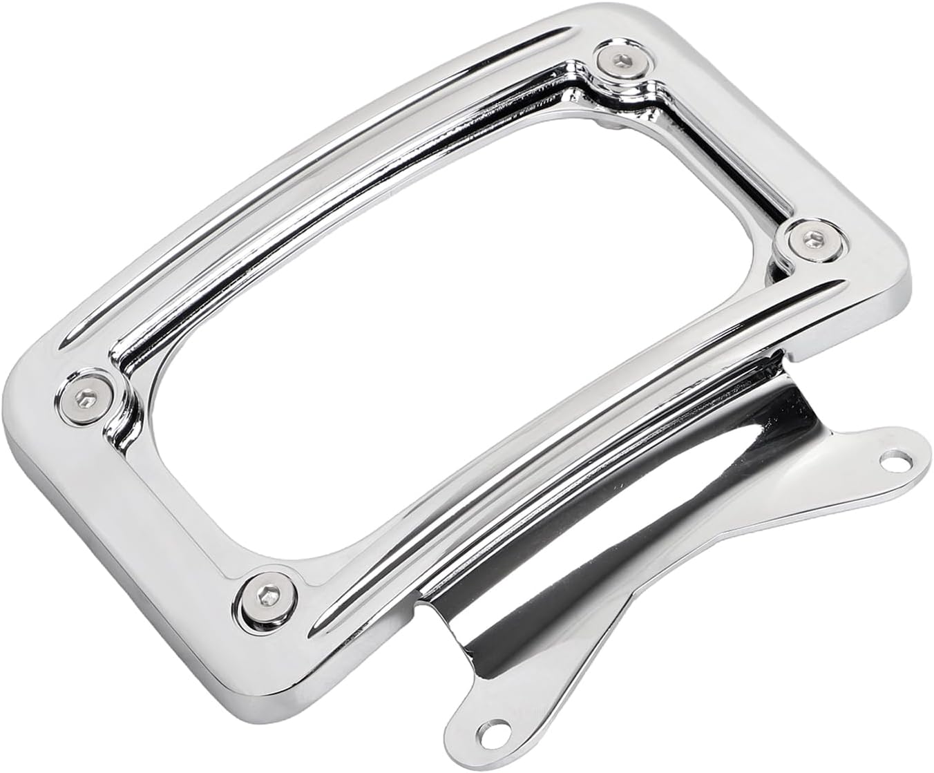 Black Curved License Plate Mount Bracket For Harley Touring Road Street Glide FLTRX FLHX 2010-2023,Road King Special FLHRXS 2017-2023
