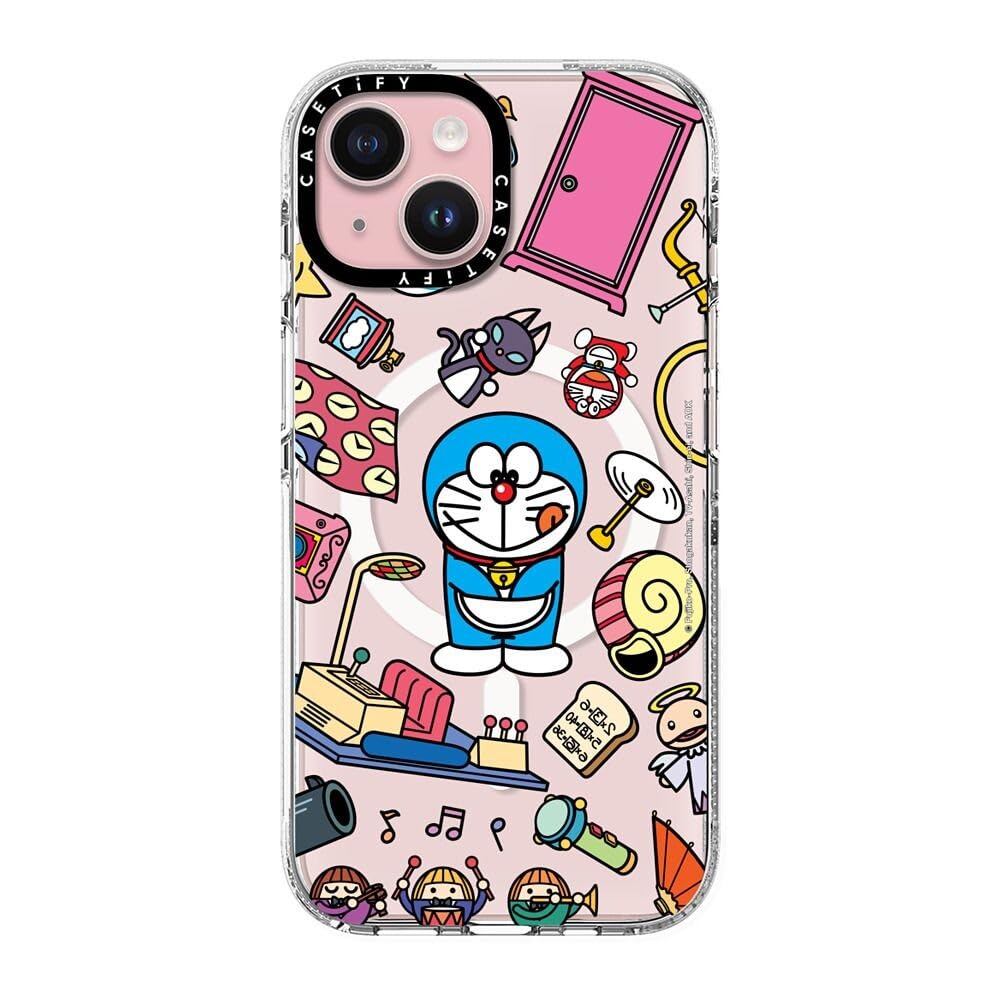 Amazon.com: CASETiFY Clear iPhone 15 Case [Doraemon Co-Lab/Not 