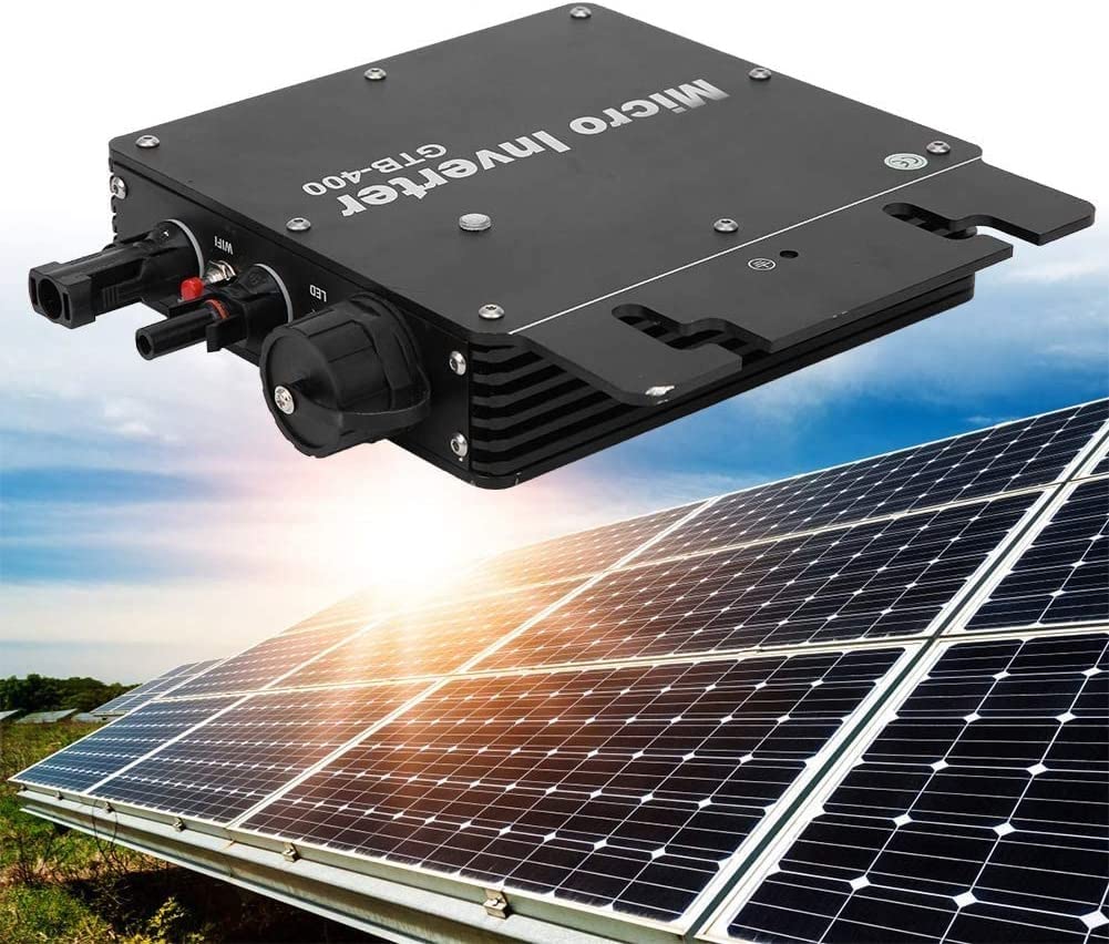 Micro Inversor De 400 W, Micro Inversor, Más Seguro, Alta Eficiencia, Alta Tasa De Conversión, Industrial Al Aire Libre para Uso Doméstico para Techo Al Aire Libre (AV210-230V)