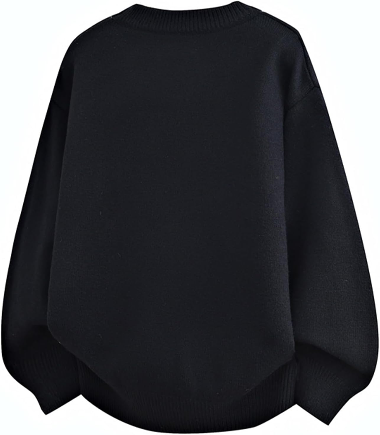 Y2K Plush Star Pattern Sweater for Men Women Unisex Oversized Crewneck Vintage Graphic Knit Pullover