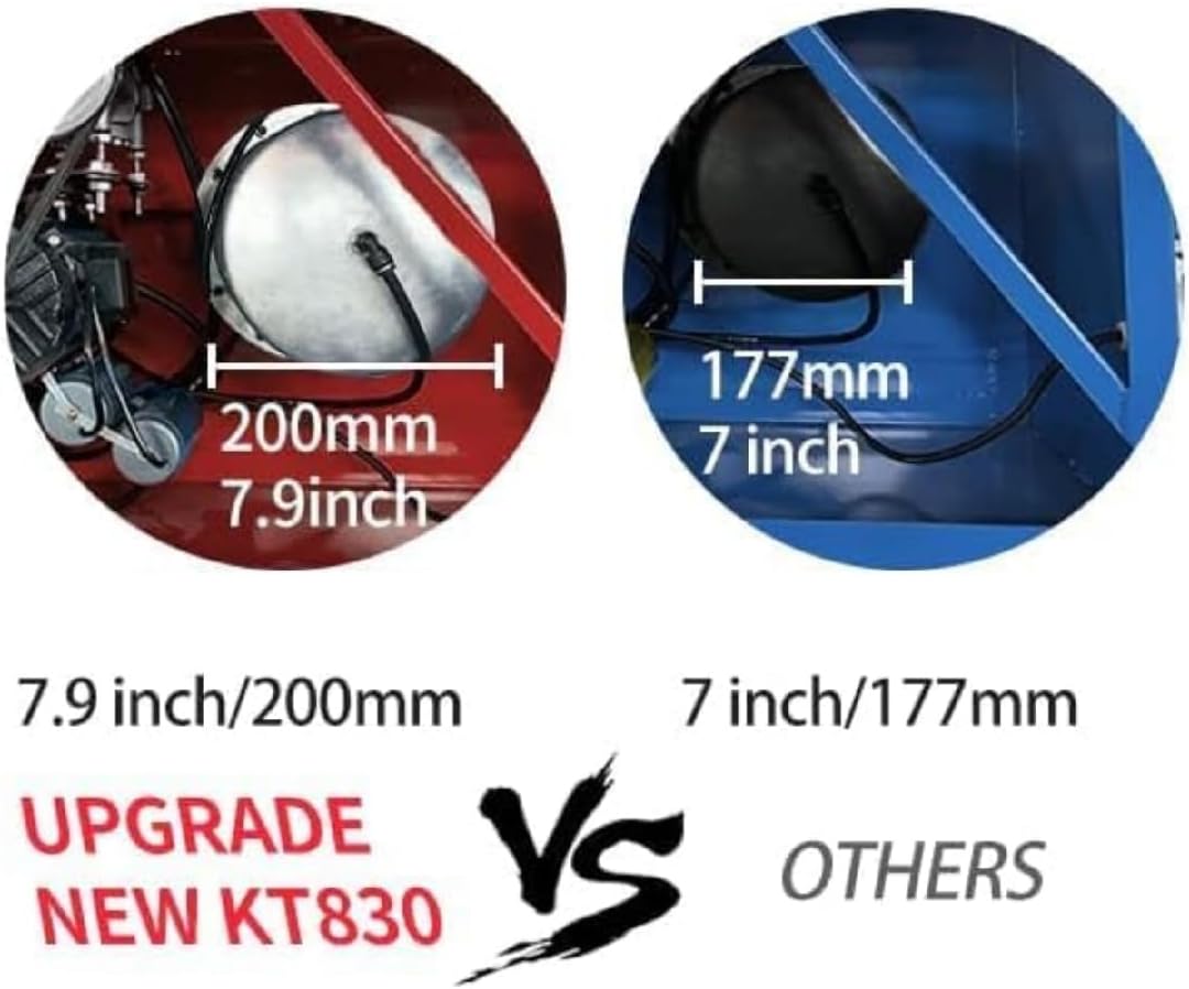 KT-T830W 2.0HP Tire Changer Machine with Bead Blaster Professional Wheel Heavy Duty Tire Repair Equipment